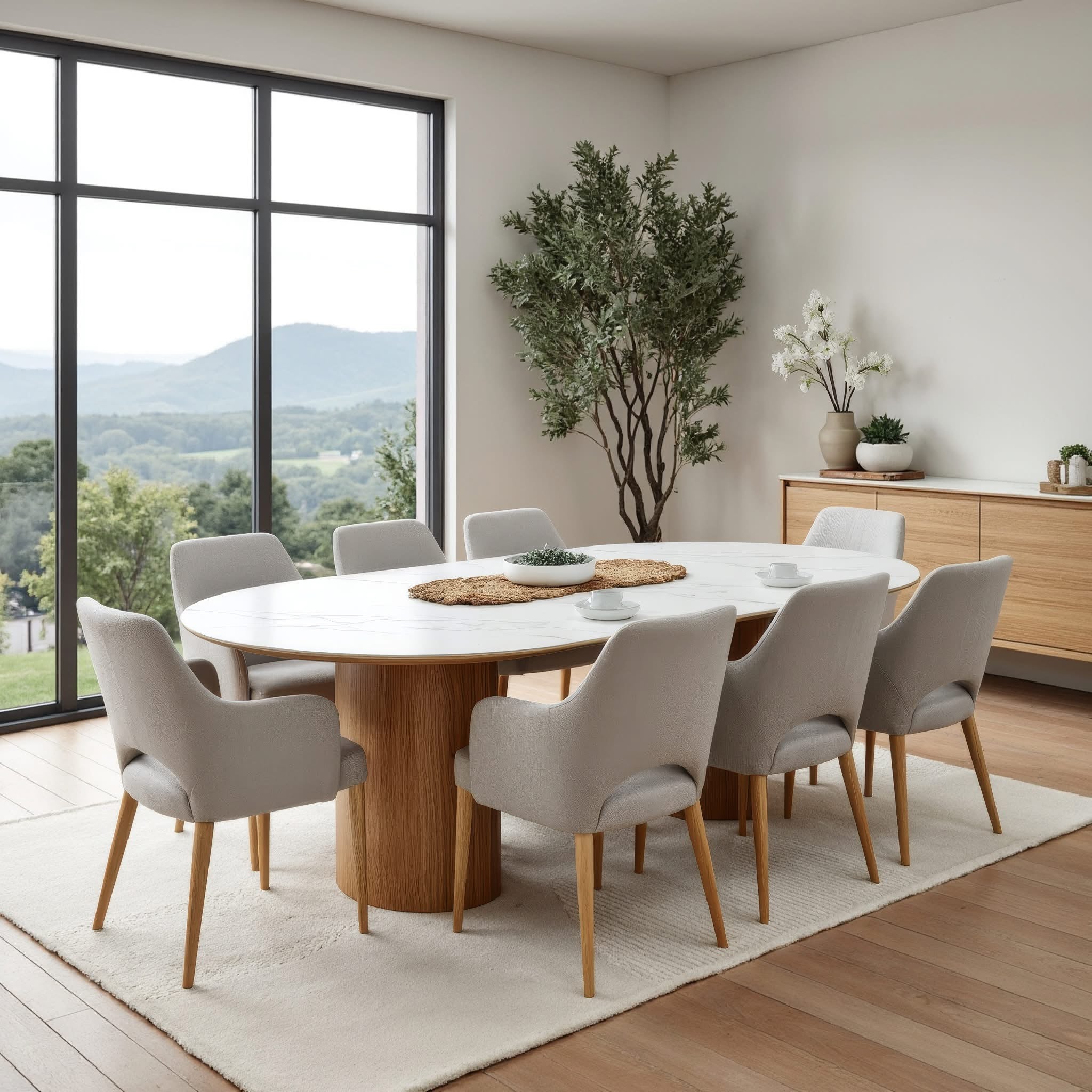 Lucy 8 seater dining set
