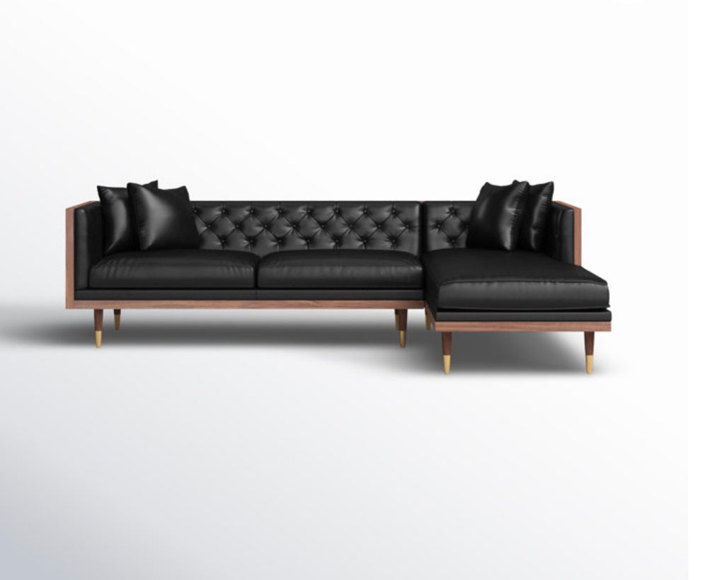 The hampton leather couch