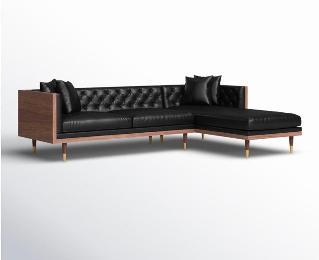 The hampton leather couch
