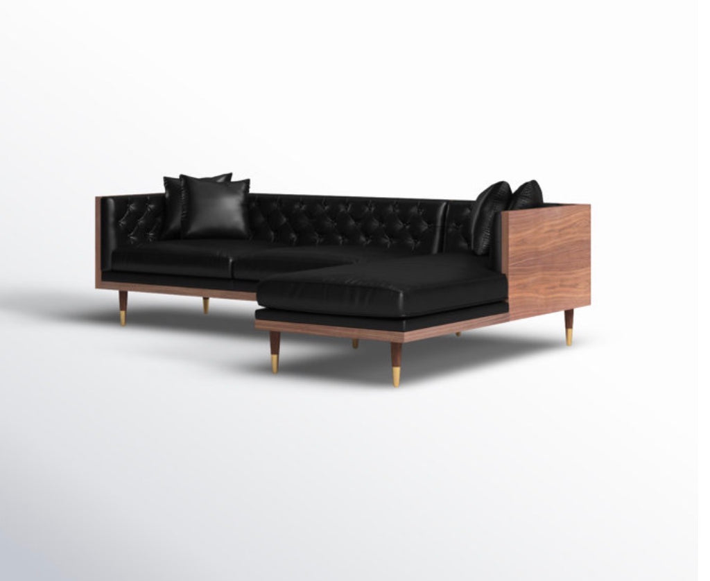 The hampton leather couch