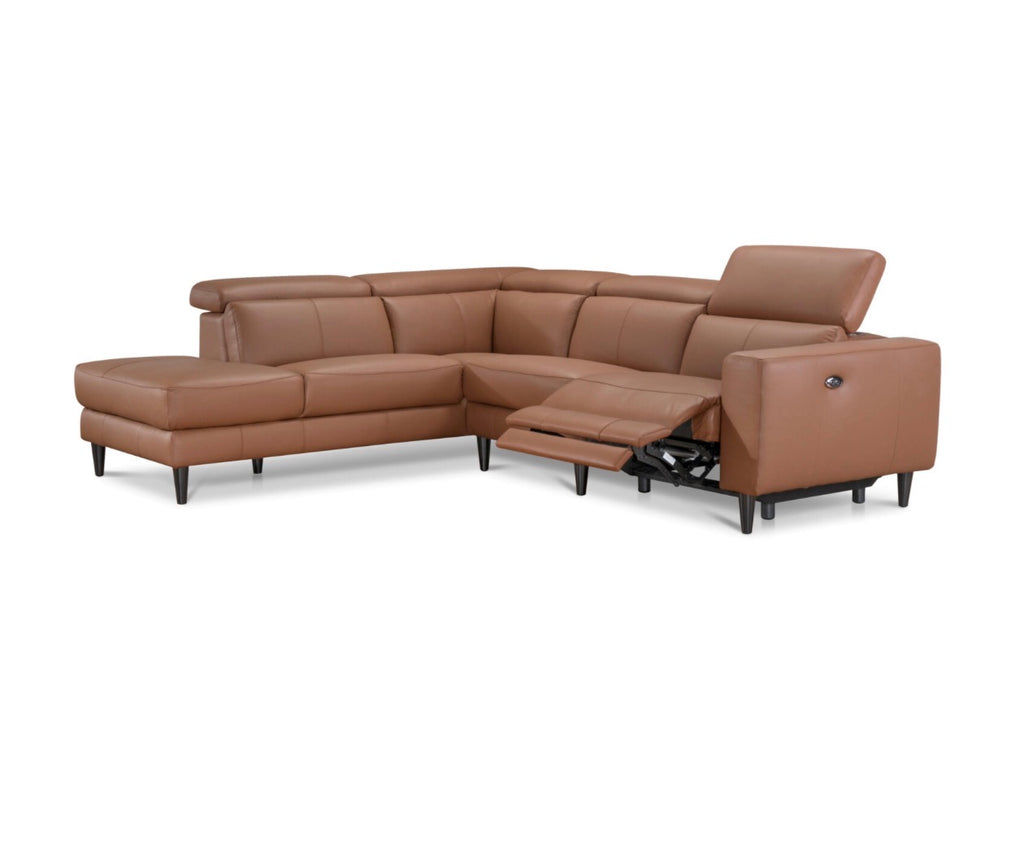 Beth leather couch