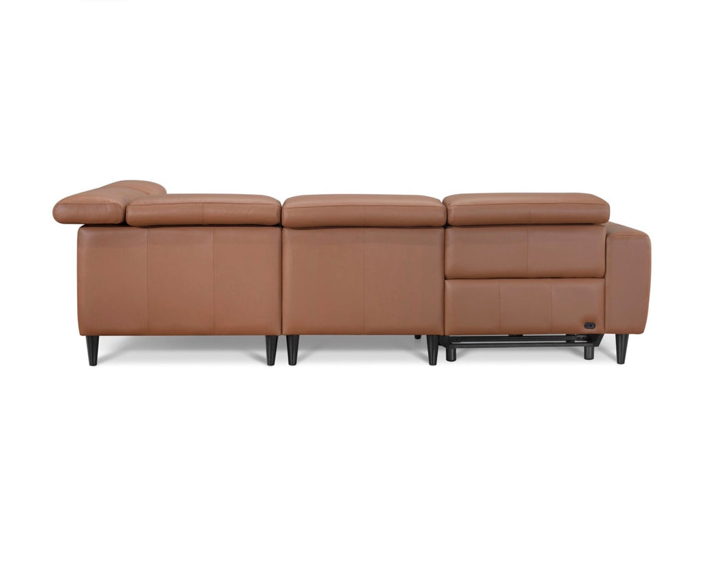 Beth leather couch