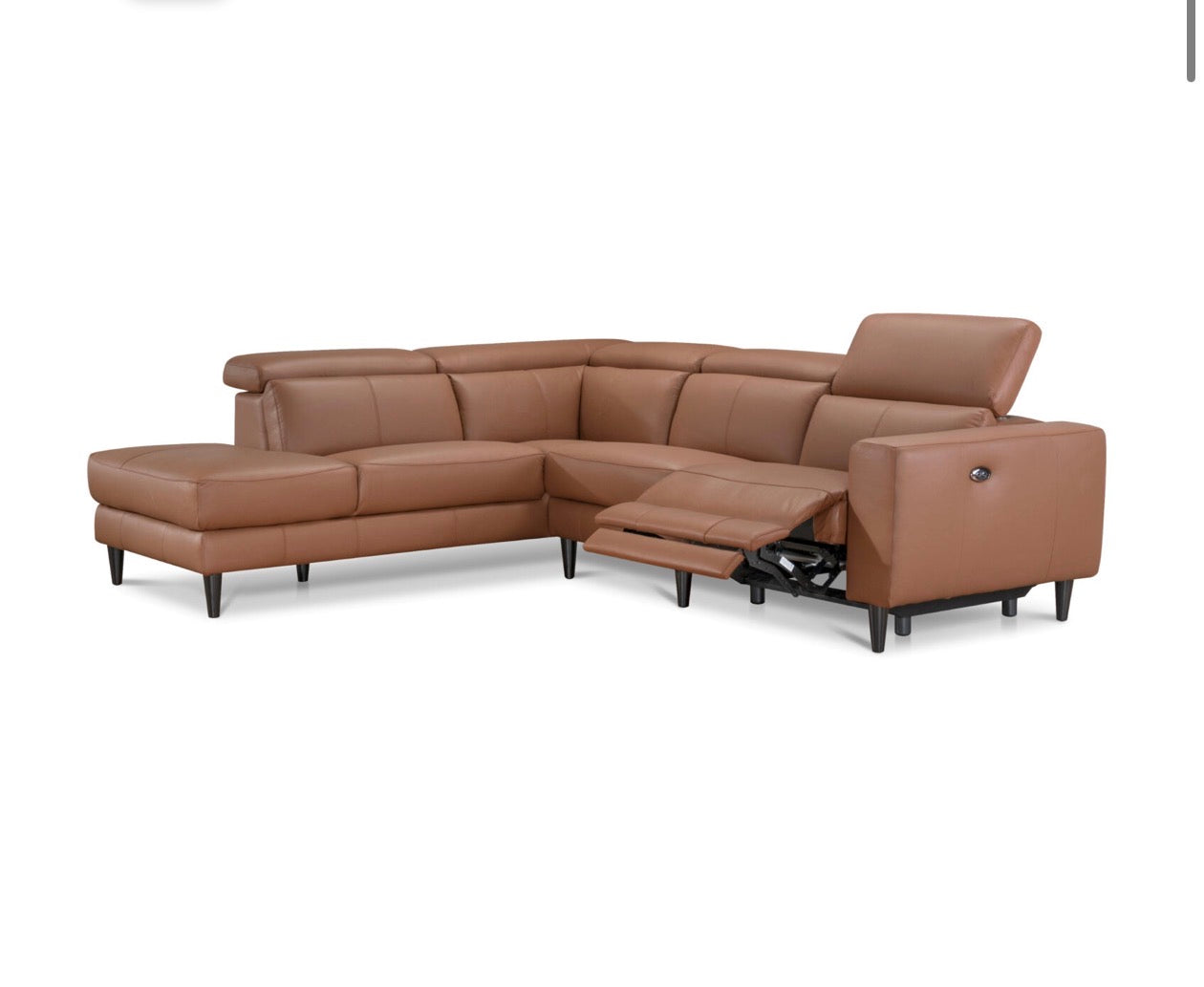 Beth leather couch