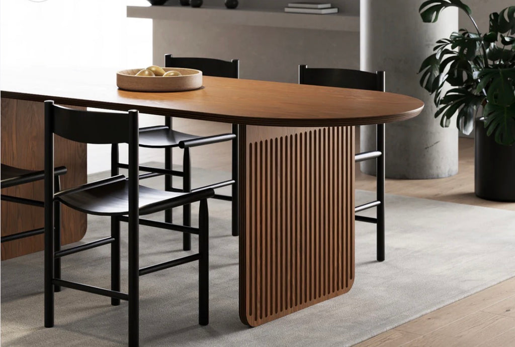 The Aria Slatted Dining Table