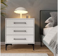 White High Gloss Bedside Table